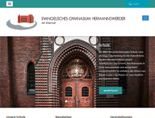 Tablet Screenshot of evgym.de